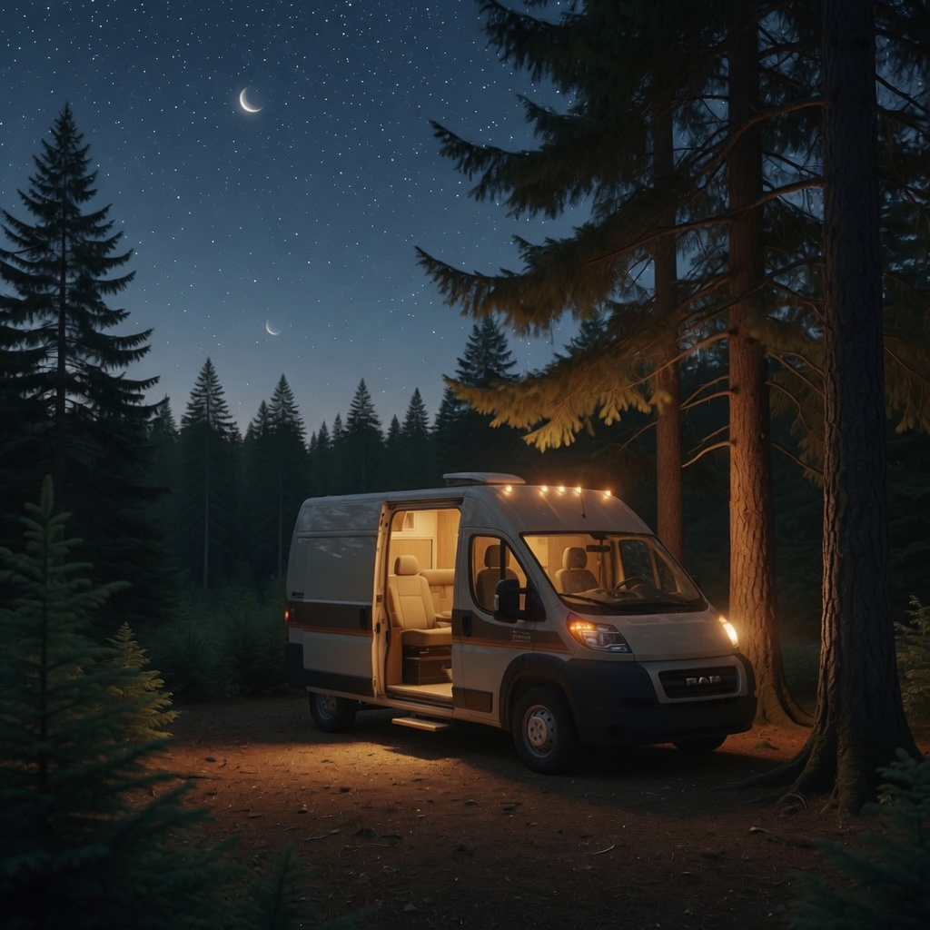 Quiet Safe Stay style camp scene